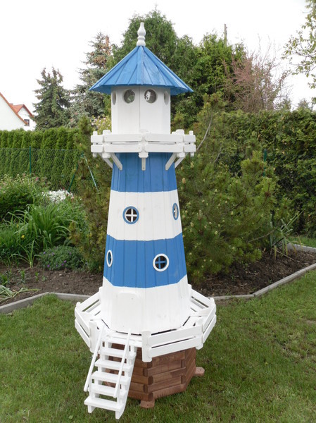 Solar-Leuchtturm 108 Cm – Rotierendes LED-Licht, Wetterfest, Mit Akku, Für Garten & Terrasse